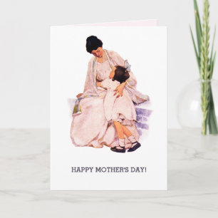 Happy Mother's Day. Vintage Art Custom Card