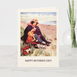 Happy Mother's Day. Vintage Art Custom Card