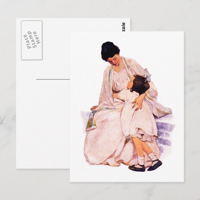 Happy Mother's Day Vintage Art  Postcard (Front/Back)