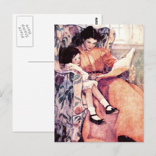 Happy Mother's Day Vintage Art Postcards (Front/Back)