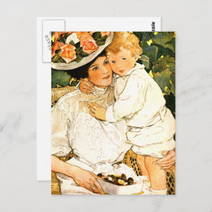 Happy Mother's Day. Vintage Art Postcards