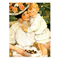 Happy Mother's Day. Vintage Art Postcards