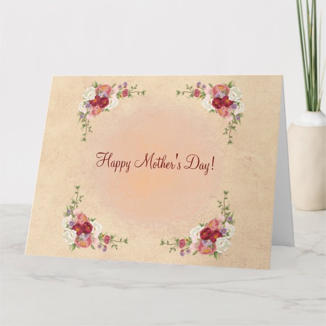 HAPPY MOTHER'S DAY(VINTAGE) CARD (Front)