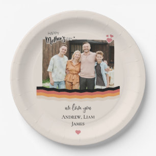 Happy mother's day we love you paper plates