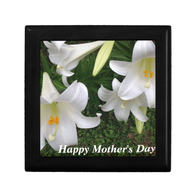 Happy Mother's Day White Lily- Gift Box (Front)
