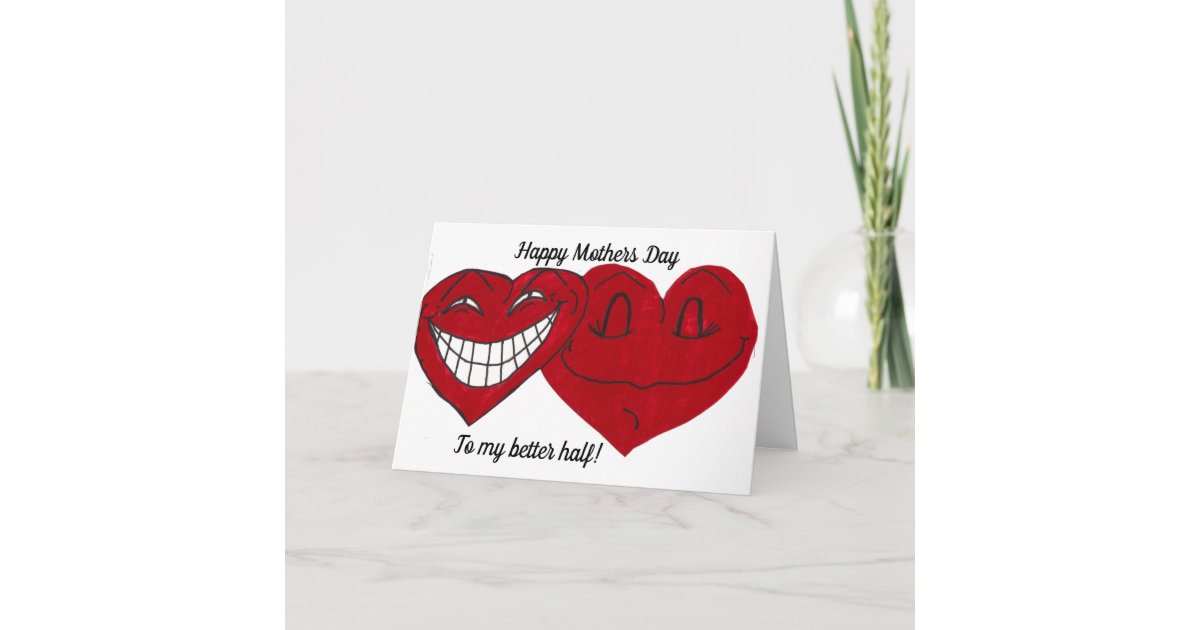 happy mothers day wife joke card zazzlecom