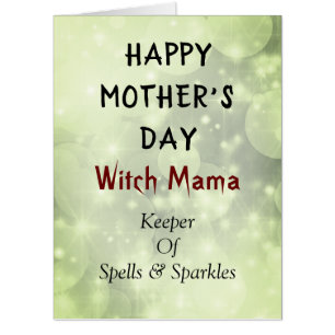 Happy Mother's Day Witch Mama design Card