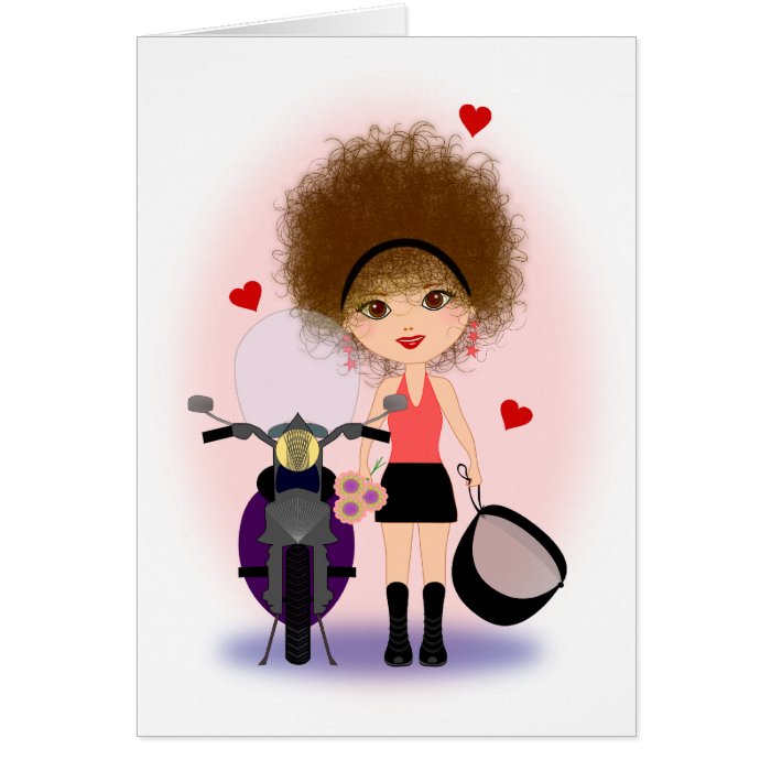 Happy Mother's Day with a Motorcycle Mama Cards