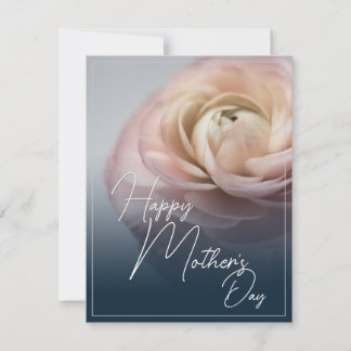 Happy Mother's Day with Big Pink Rose