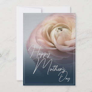 Happy Mother's Day with Big Pink Rose