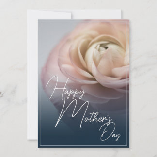 Happy Mother's Day with Big Pink Rose