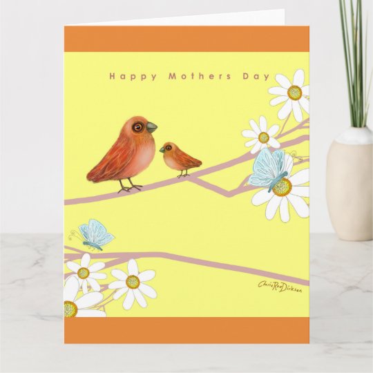 Happy Mother's Day with Birds Card