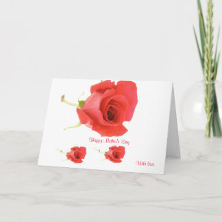 Happy mother's day with love greeting cards