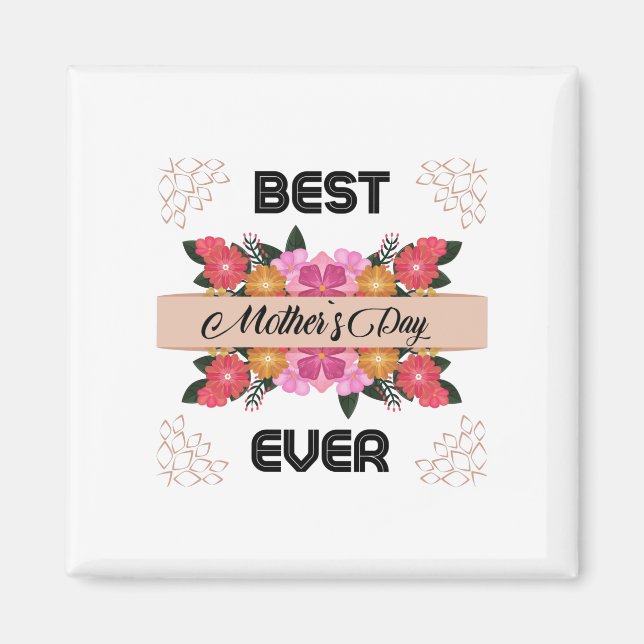 Happy Mothers Day With Love   Magnet (Front)