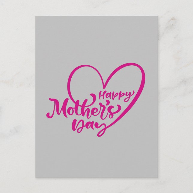  Happy Mothers Day With My Love    Postcard (Front)