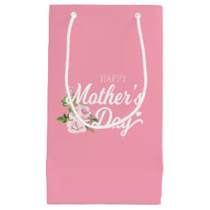 Happy Mother's Day with Pink Roses Gift Bag