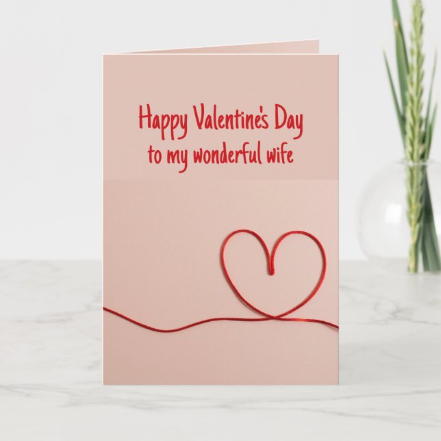Happy Mother's Day Wonderful Wife Card (Front)