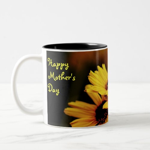 Happy Mother's Day Yellow Floral Mug