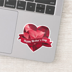 Happy mothersday loveheart sticker