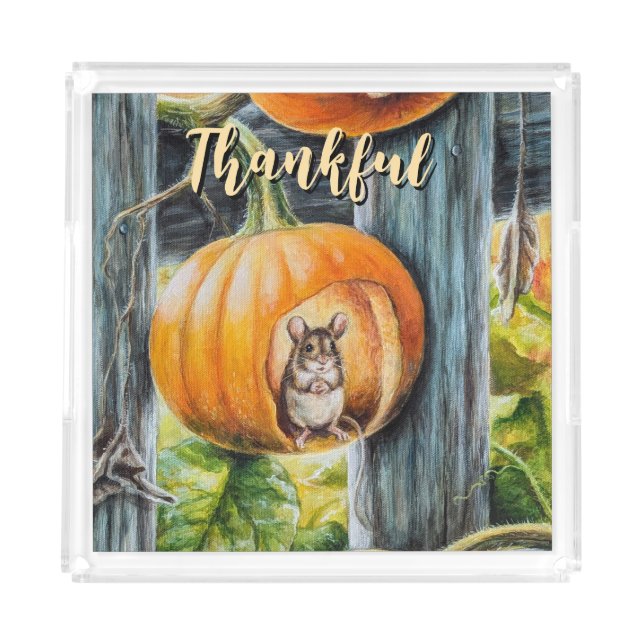 Happy mouse acrylic tray (Front)