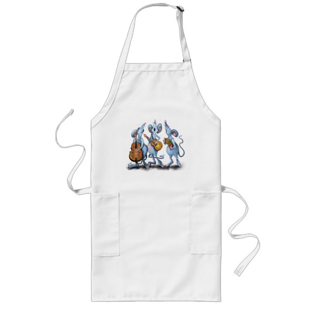 Happy Mouse Music Band Apron Fun (Front)