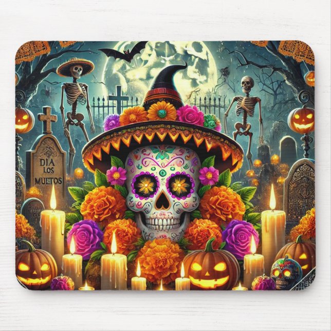 Happy Mouse Pads Halloween  (Front)