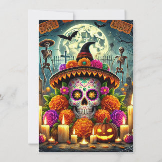 Happy Mouse Pads Halloween  Invitation