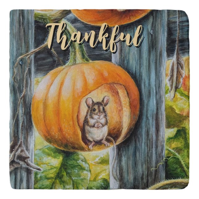 Happy mouse trivet (Front)