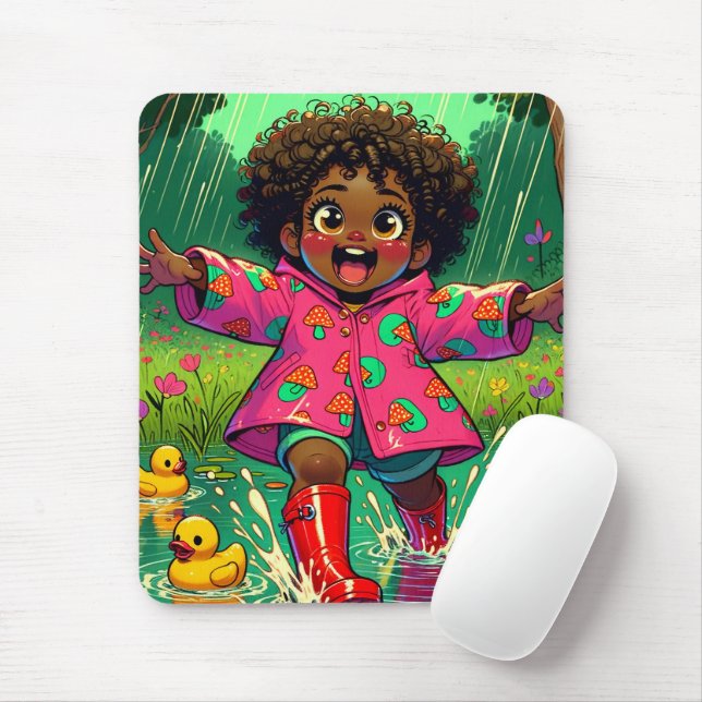 happy  Mousepad (With Mouse)