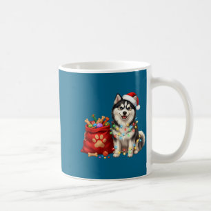 Happy Msky Christmas Lights Dog Mom Msky  Coffee Mug