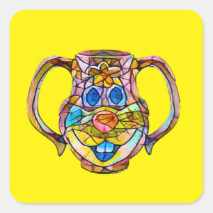 Happy Mug Stickers