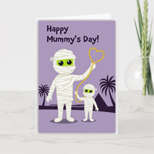 Happy Mummys Day Mummy Love Card (Front)