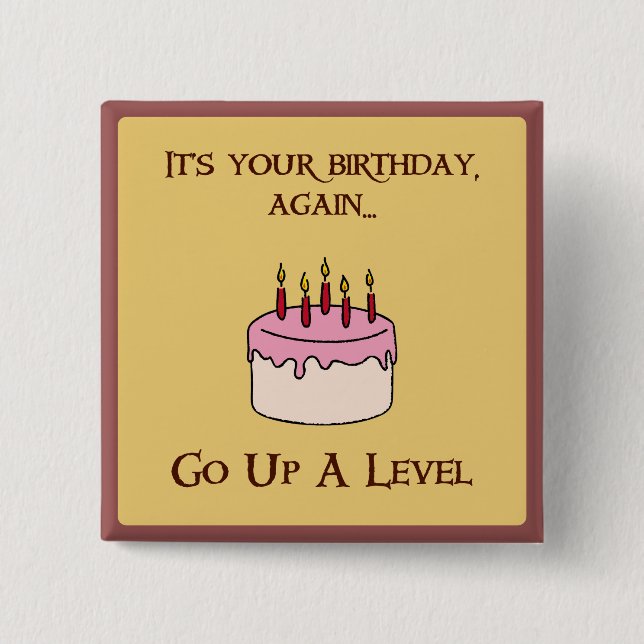 Happy Munchkin Birthday! Button (Front)