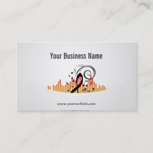 Happy Music Lessons Business Card
