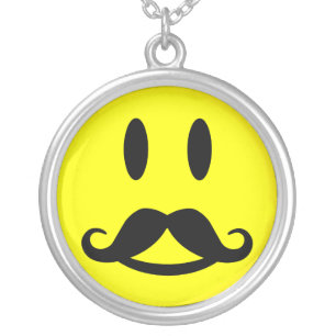 Happy Mustache necklace