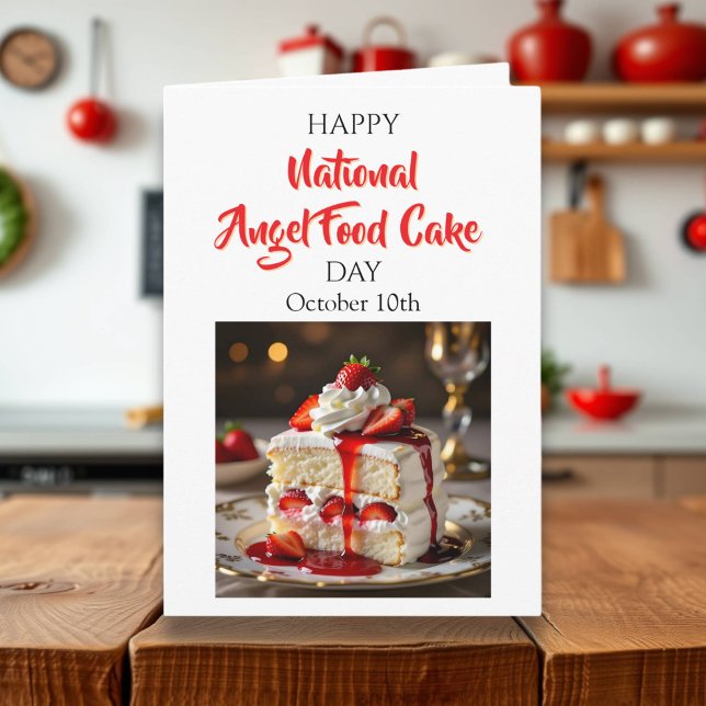 Happy National Angel Food Cake Day!  Recipe Card (Creator Uploaded)