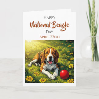 Happy National Beagle Day | April 22nd Card