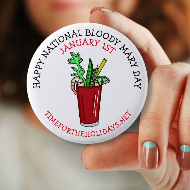 Happy National Bloody Mary Day January   Button (Creator Uploaded)