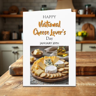 Happy National Cheese Lovers Day Jan 20th Card