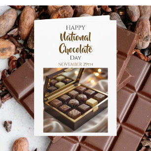 Happy National Chocolate Da Nov 29th Card