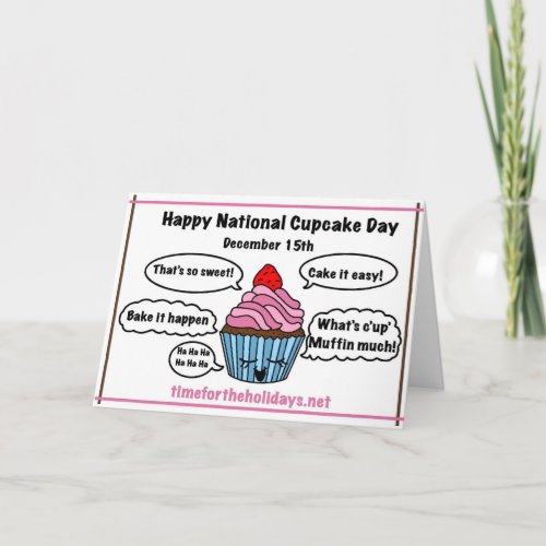 Happy National Cupcake Day _ Recipe Card Inside