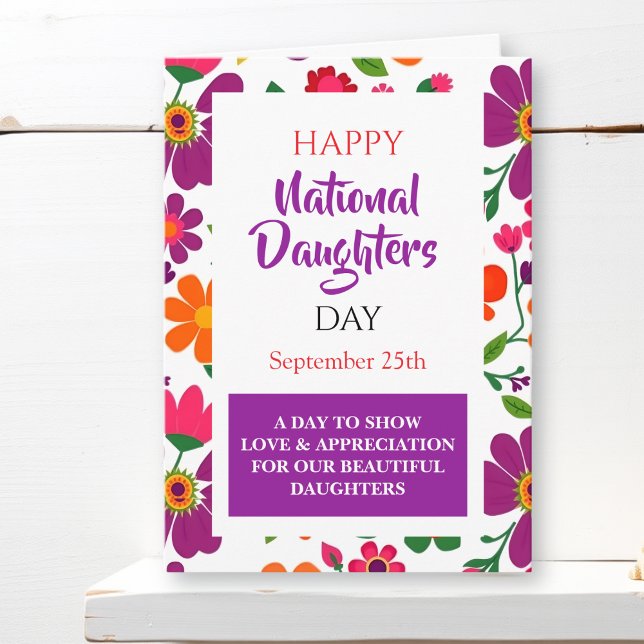 Happy National Daughters Day Card (Creator Uploaded)