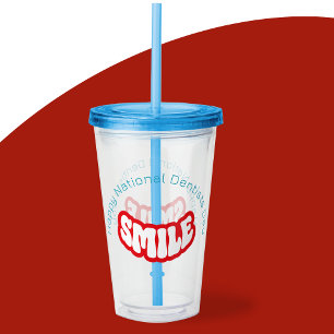Happy National Dentists Day Acrylic Tumbler