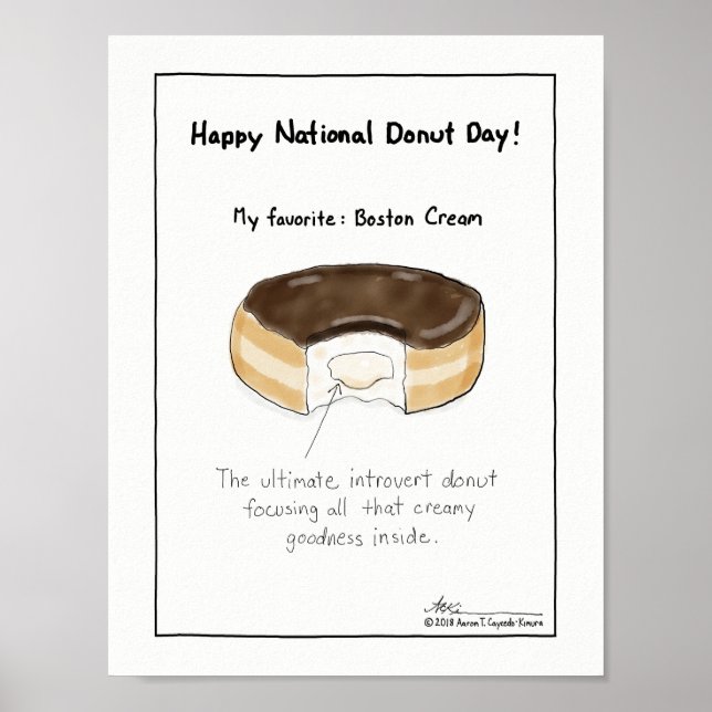 Happy National Donut Day! Poster (Front)