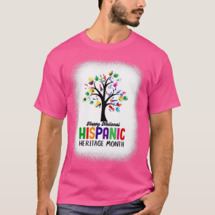 Happy National Hispanic Heritage Month Tree Roots T-Shirt