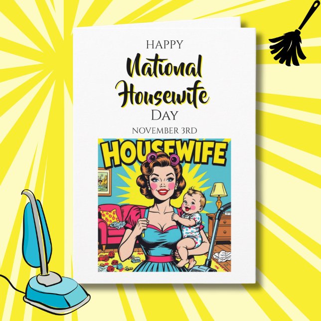Happy National Housewife's day | November 3rd Card (Creator Uploaded)