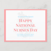 Happy National Nurses Day  Postcard (Front)
