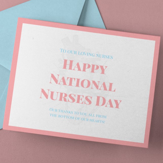 Happy National Nurses Day  Postcard