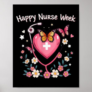 Happy National Nurses Week 2025 - Nurses Week Cute Poster