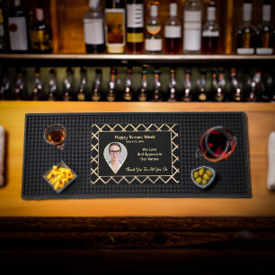 Happy National Nurses Week Appreciation Bar Mat